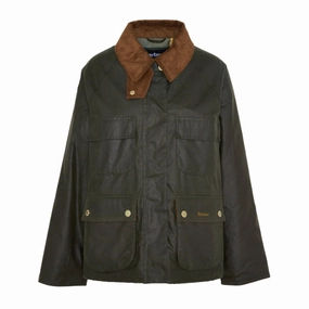 Flash Discount Today Barbour Ruth Ladies Wax Jacket - Archive Olive/Ancient Tartan