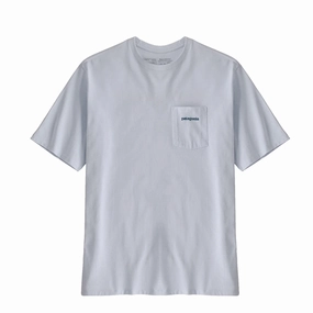 Patagonia Boardshort Logo Pocket Responsibili-Tee White Trending Hot Deal Todays Trending Deals