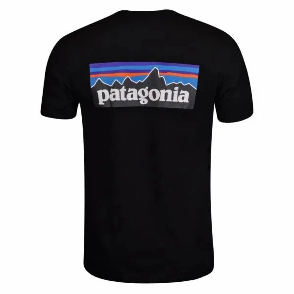 Patagonia P-6 Logo Responsibili Tee Black Dont Wait Save Today