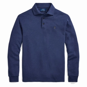 Polo Ralph Lauren Luxury Jersey Polo Shirt Spring Navy Heather Weekend Sale Special MustHave Items