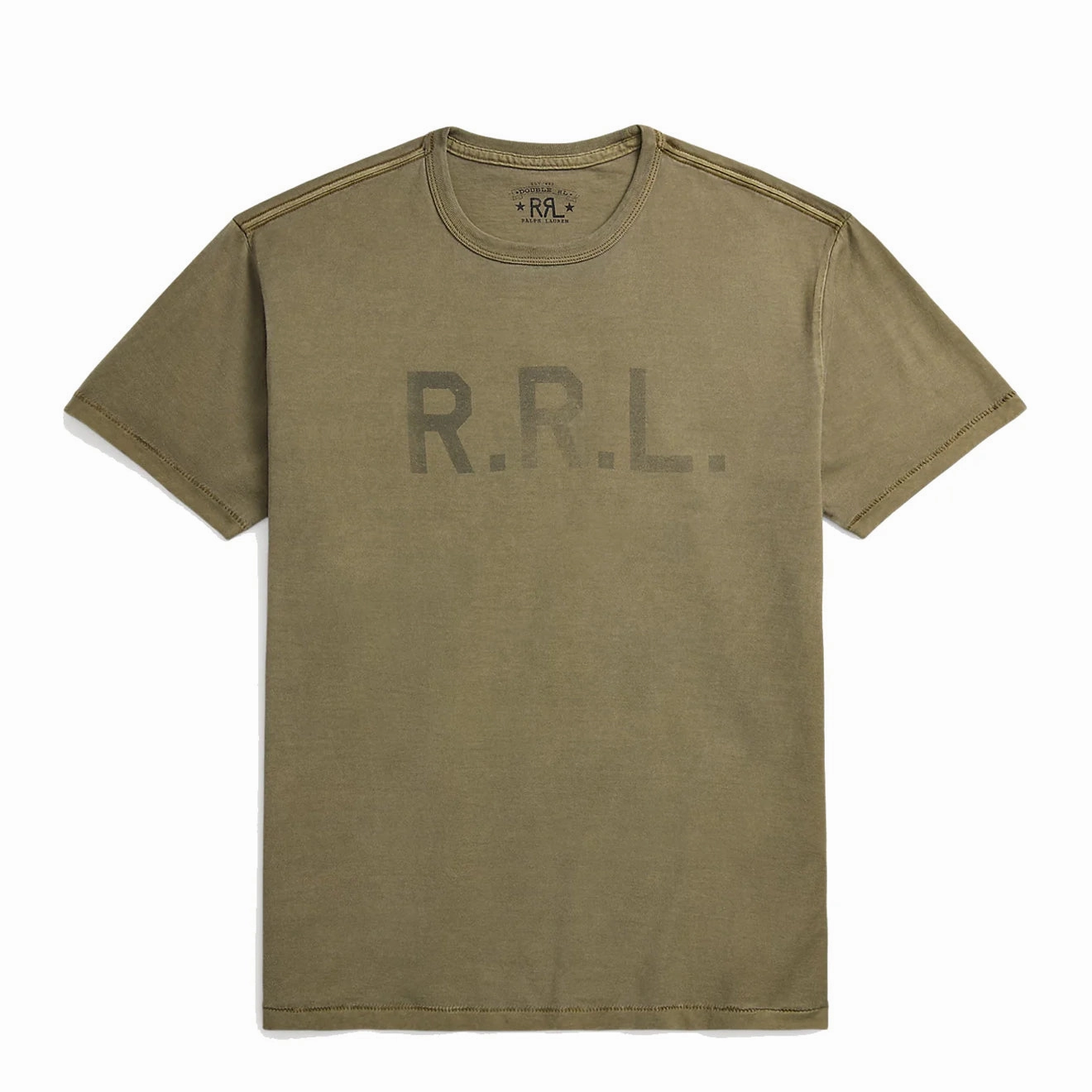 Rrl By Ralph Lauren S/S Graphic T Shirt New Olive Flash Deal Today