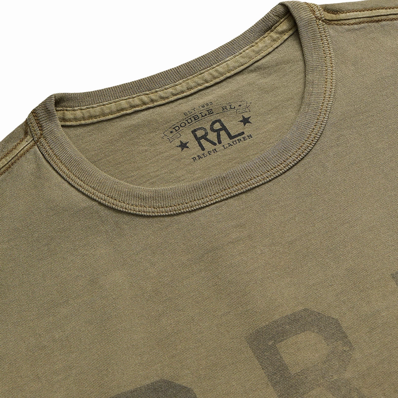 Rrl By Ralph Lauren S/S Graphic T Shirt New Olive Perfect Gift Offer Shop Smart Deals