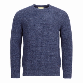 Special Offer Inside Barbour Horseford Lambswool Crew Neck Mens Jumper - Navy