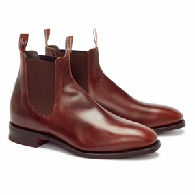 Big Savings Today R.M.Williams Comfort Craftsman Mens Leather Boots - Mid Brown