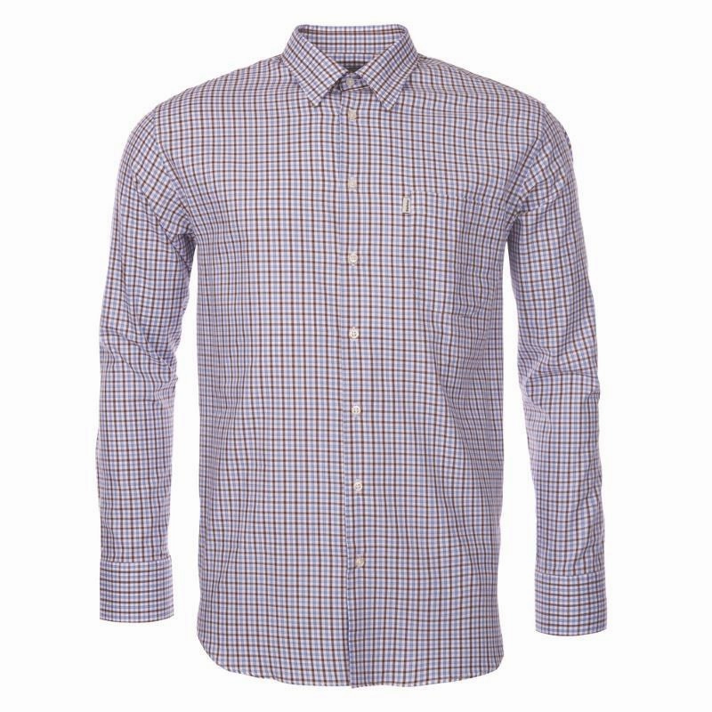 Barbour Exmoor Mens Shirt - Sandstone Shop the Savings Exclusive Online Deal