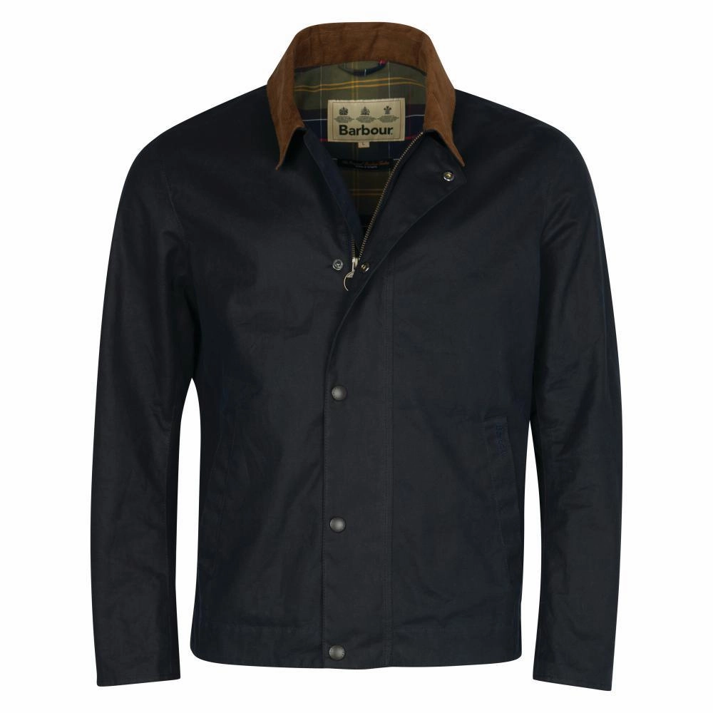 Barbour Milton Mens Wax Jacket - Navy Surprise Discount Today Grab Your Savings