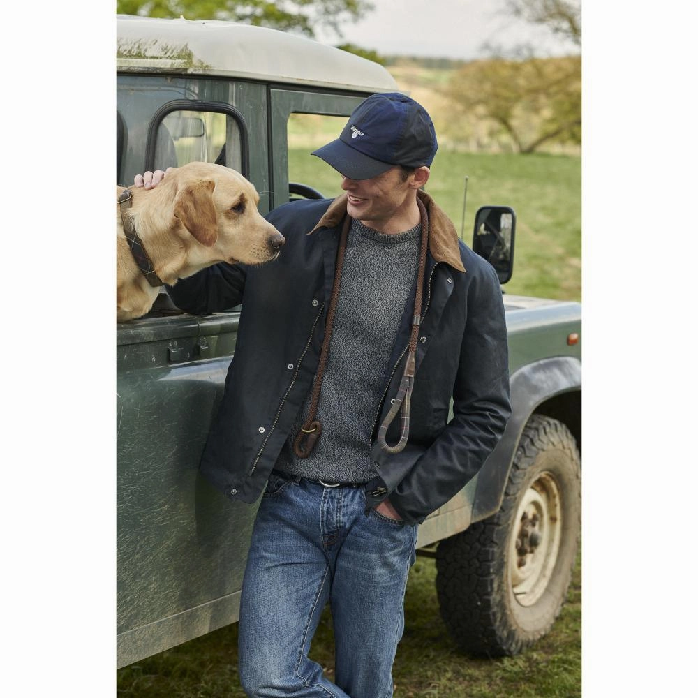 Barbour Milton Mens Wax Jacket - Navy MustHave Deal