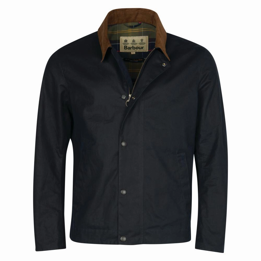 Mega Discount Today Hot Offer Inside Barbour Milton Mens Wax Jacket - Navy