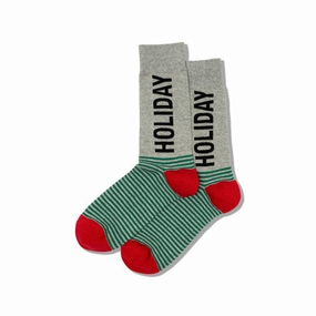 Men'S Holiday Crew Socks Exclusive Savings Event