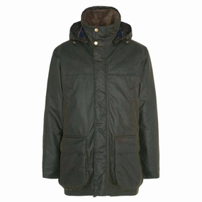 Barbour Bleaberry Mens Wax Jacket - Fern Today Only Discount Alert