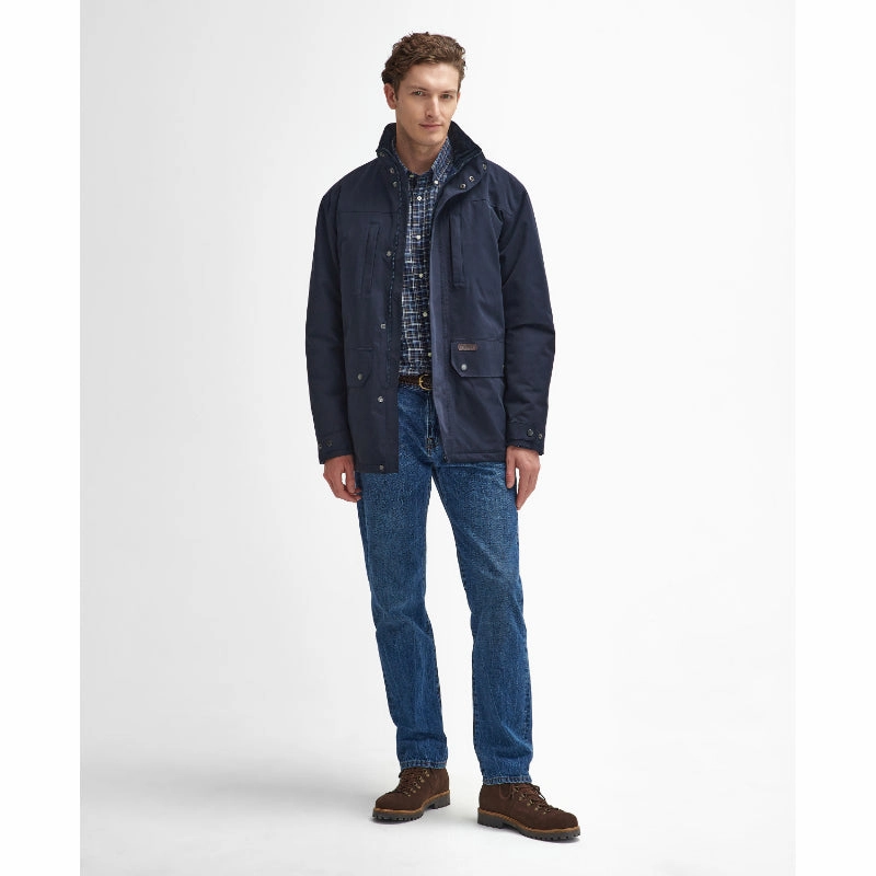 Limited Stock Offer Barbour Cranston Mens Waterproof Jacket - Navy
