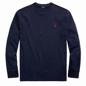 Polo Ralph Lauren Classic Fit Jersey Long-Sleeve T-Shirt Ink Mega Hot Offer Today Only Special