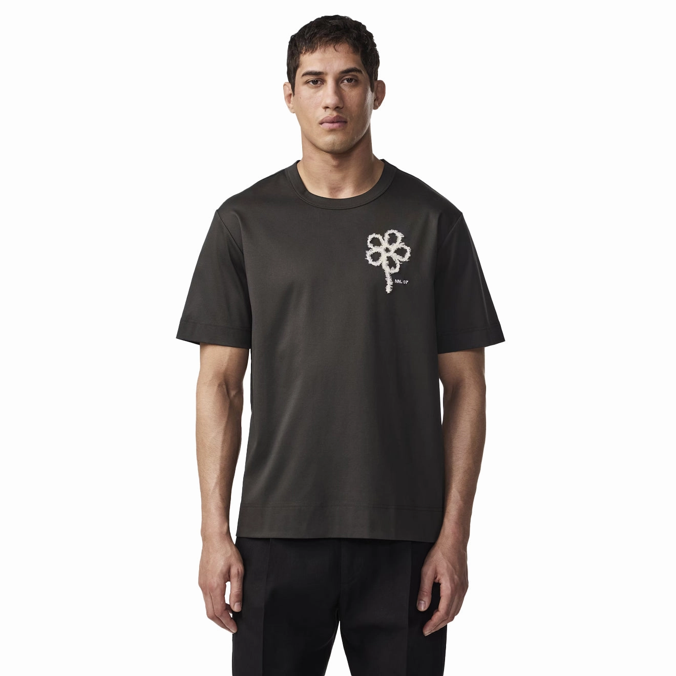 Shop Grab Savings Hot Pick Sale Nn07 Pedro Embroidery Organic Cotton T-Shirt Dark Army