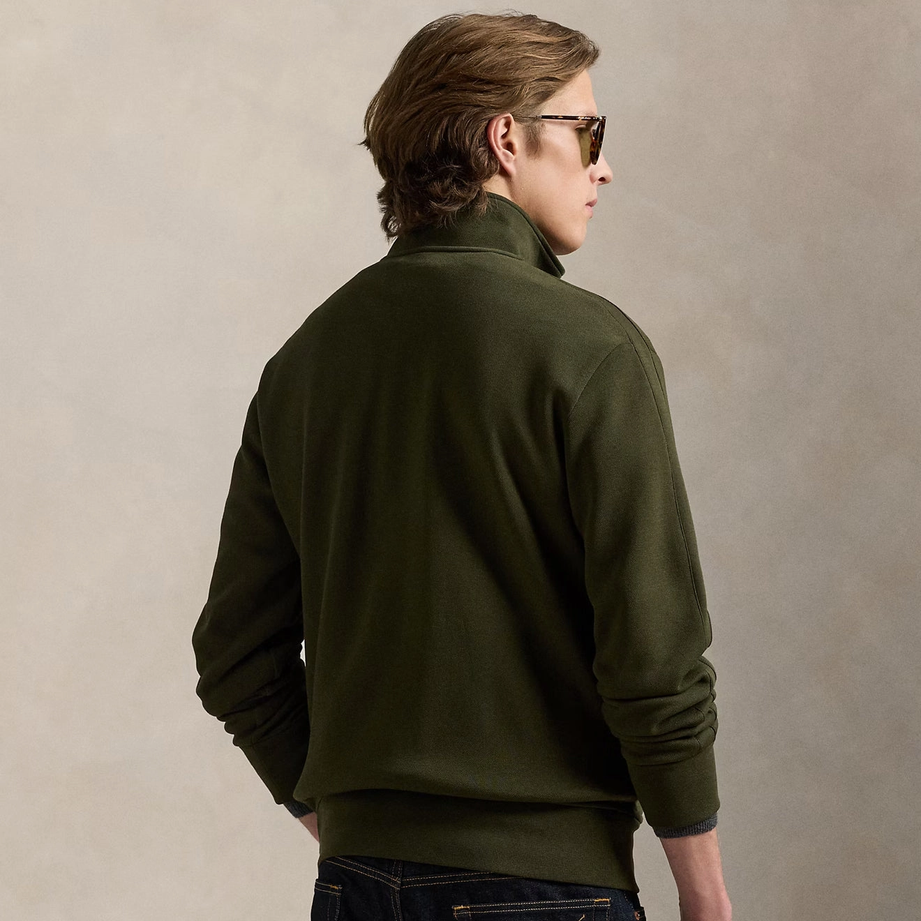 Polo Ralph Lauren Double Knit Track Jacket Company Olive Deal Frenzy Today