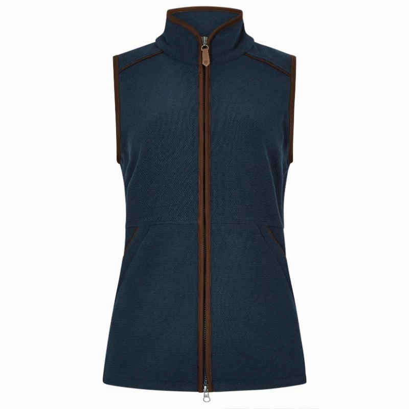 Dubarry Carbury Ladies Fleece Gilet - Navy Hot Pick Online