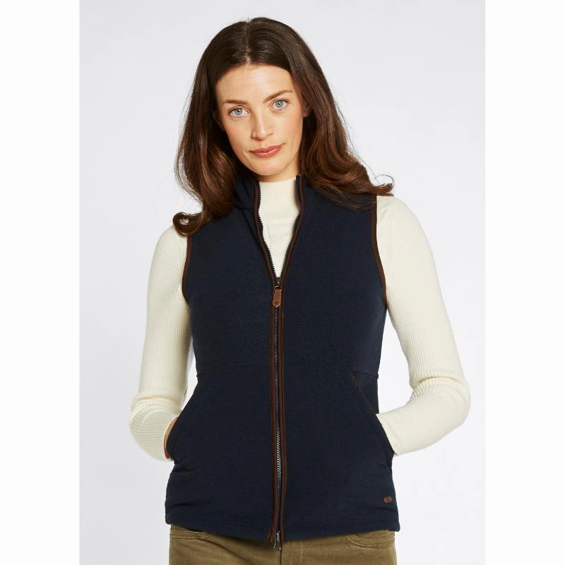 Dubarry Carbury Ladies Fleece Gilet - Navy Limited Offer Alert Trendy Picks Today