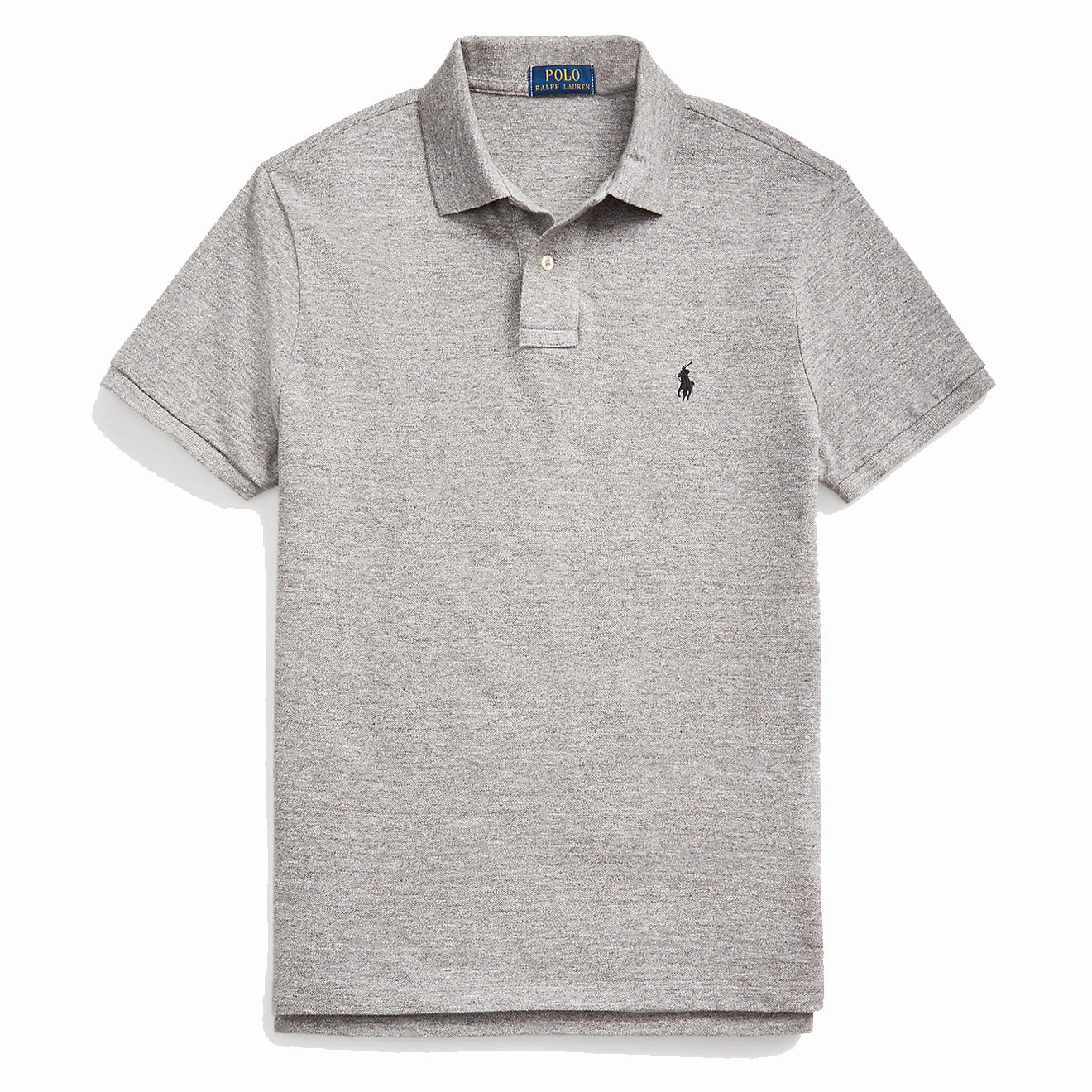 Weekend Sale Special Shop Hot Deals Polo Ralph Lauren Custom Slim Fit Mesh Polo Shirt Canterbury Heather