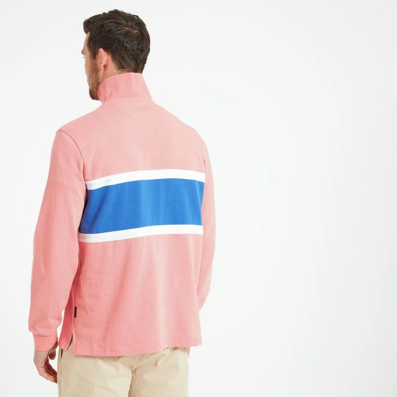 Schoffel Exeter Heritage 1/4 Zip Jumper - Flamingo Special Occasion Discount