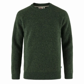 Fjallraven Ovik Rib Sweater Deep Forest Instant Savings Deal
