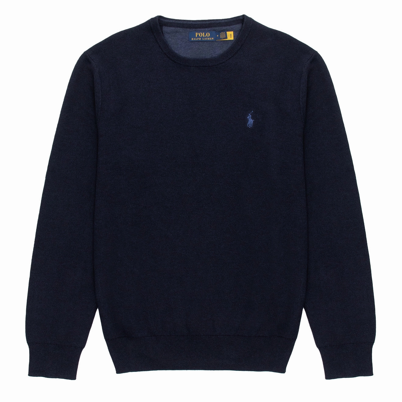Online Exclusive Offer Polo Ralph Lauren Cotton Crewneck Jumper Navy Heather