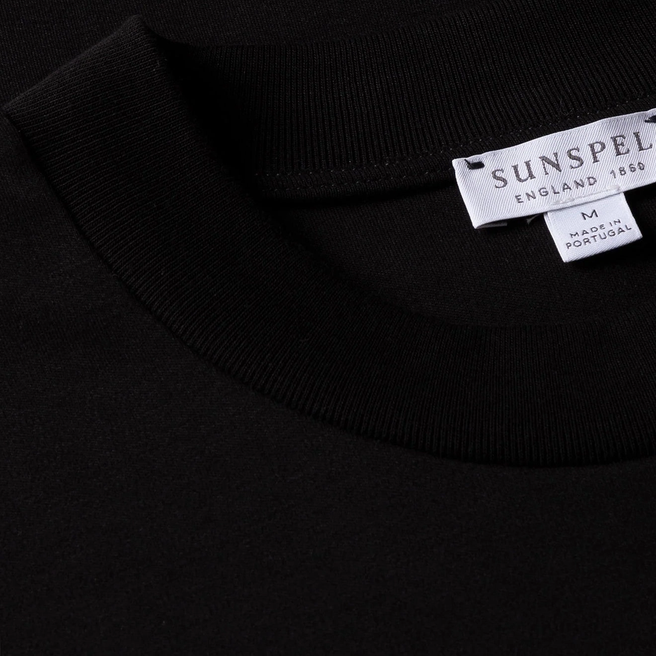 Sunspel Relaxed Fit Heavyweight Supima Cotton TShirt Black Price Drop Today Hot Discount Deal