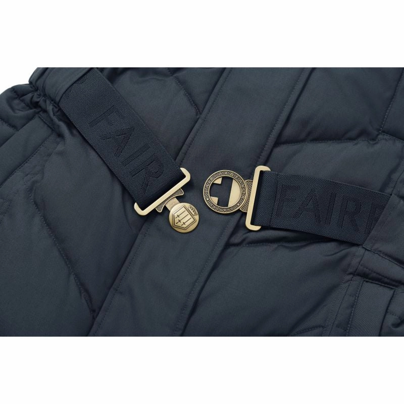Fairfax & Favor Charlotte Padded Ladies Longline Coat - Navy Blue Special Steal Event