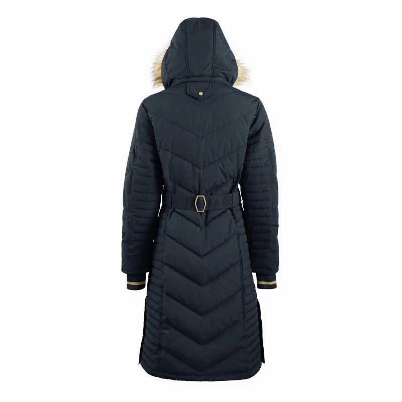 Grab Todays Deal Shop Hot Deals Fairfax & Favor Charlotte Padded Ladies Longline Coat - Navy Blue