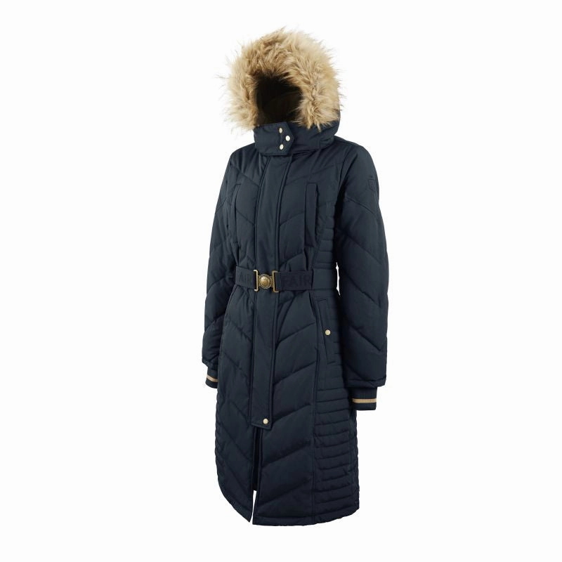Fairfax & Favor Charlotte Padded Ladies Longline Coat - Navy Blue Hot Pick Online