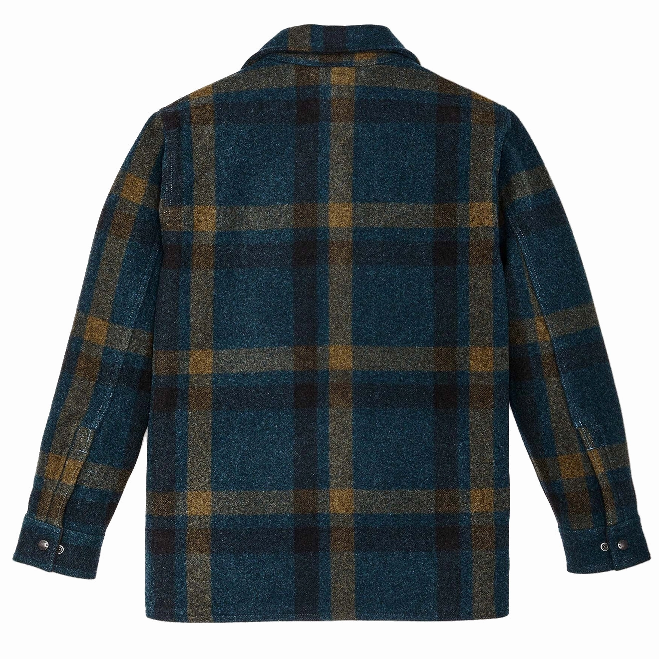 Filson Lined Mackinaw Jac-Shirt Teal / Ochre Plaid Big Savings Today