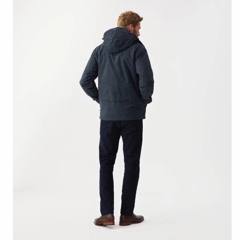 Today Only Discount Alert Online Exclusive Offer R.M.Williams Rockley 3 In 1 Mens Waterproof Jacket - Navy/Ironbark