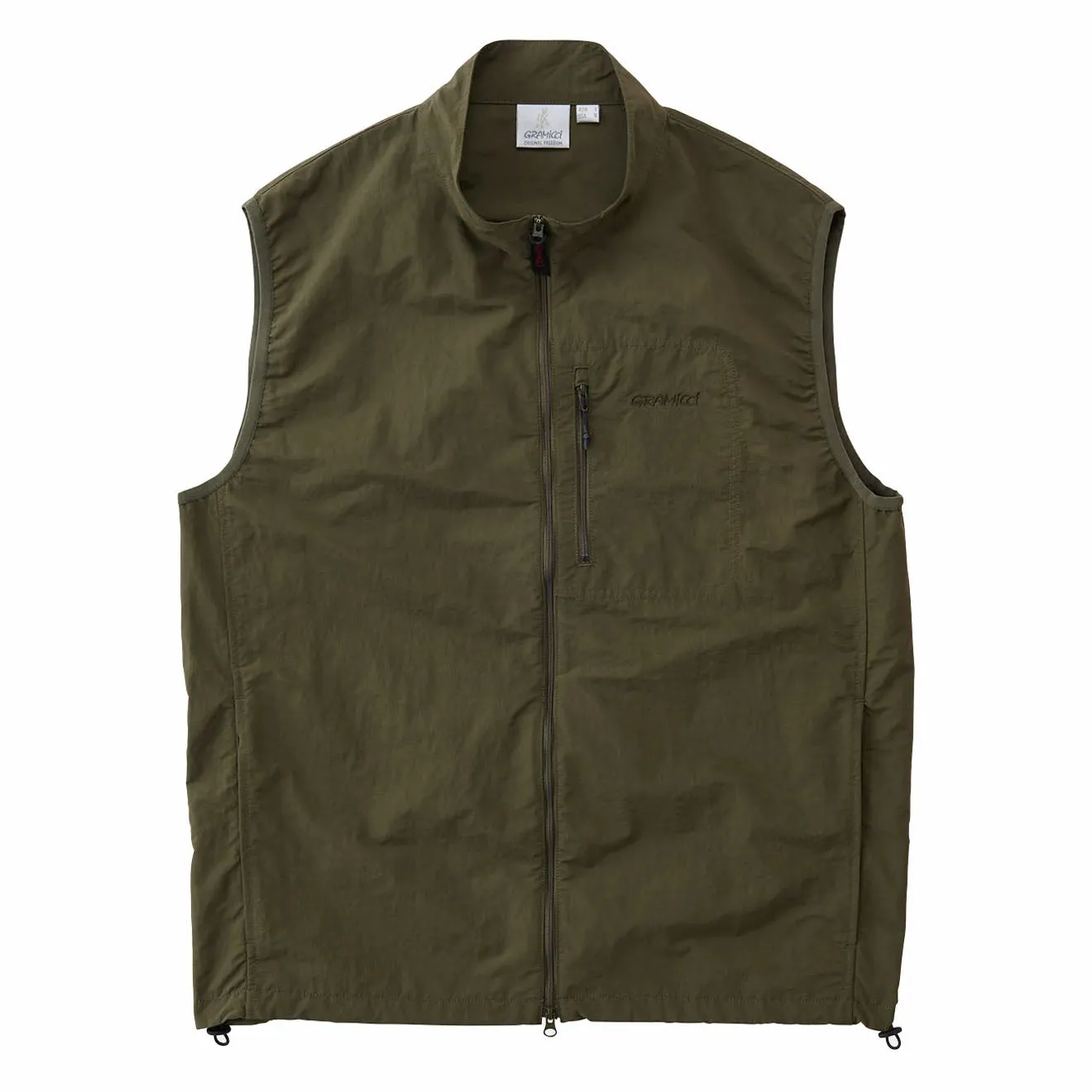 Gramicci Nylon Vest Deep Olive Shop Save Big