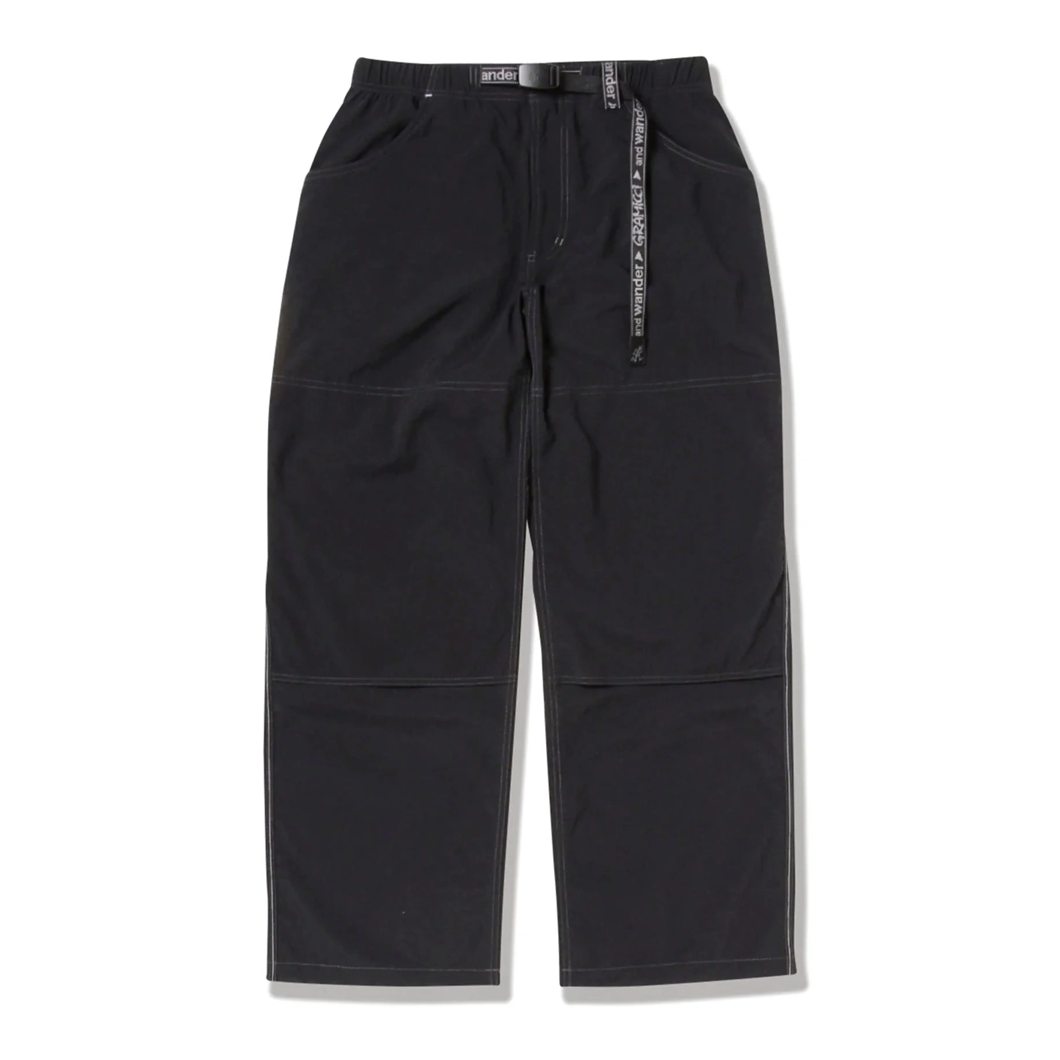 Flash Discount Today Hot Offer Event Gramicci X And Wander Nylon Double Knee Pant Black