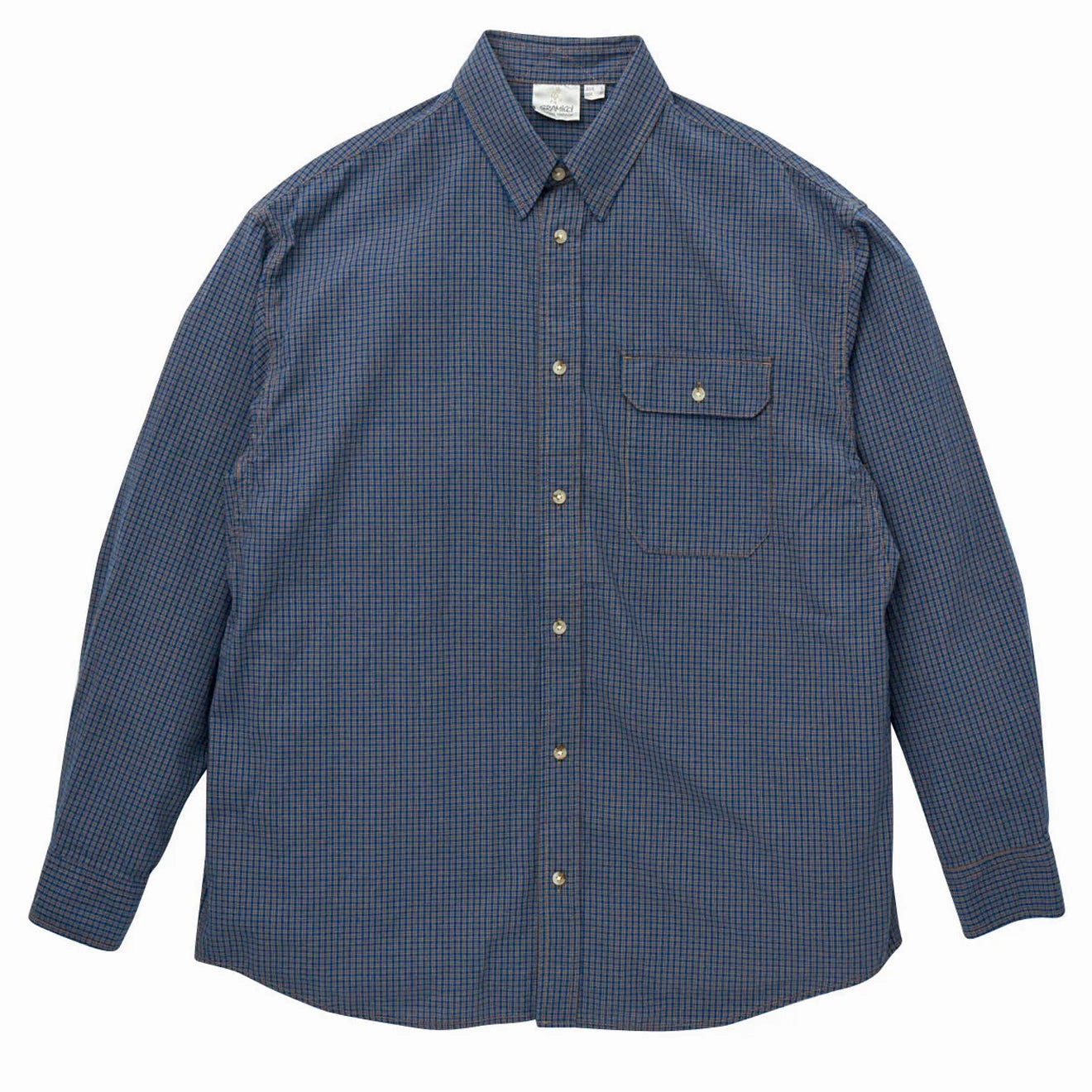 Clearance Blowout Flash Deal Alert Gramicci Checkered Stance Shirt Sierra Check Navy