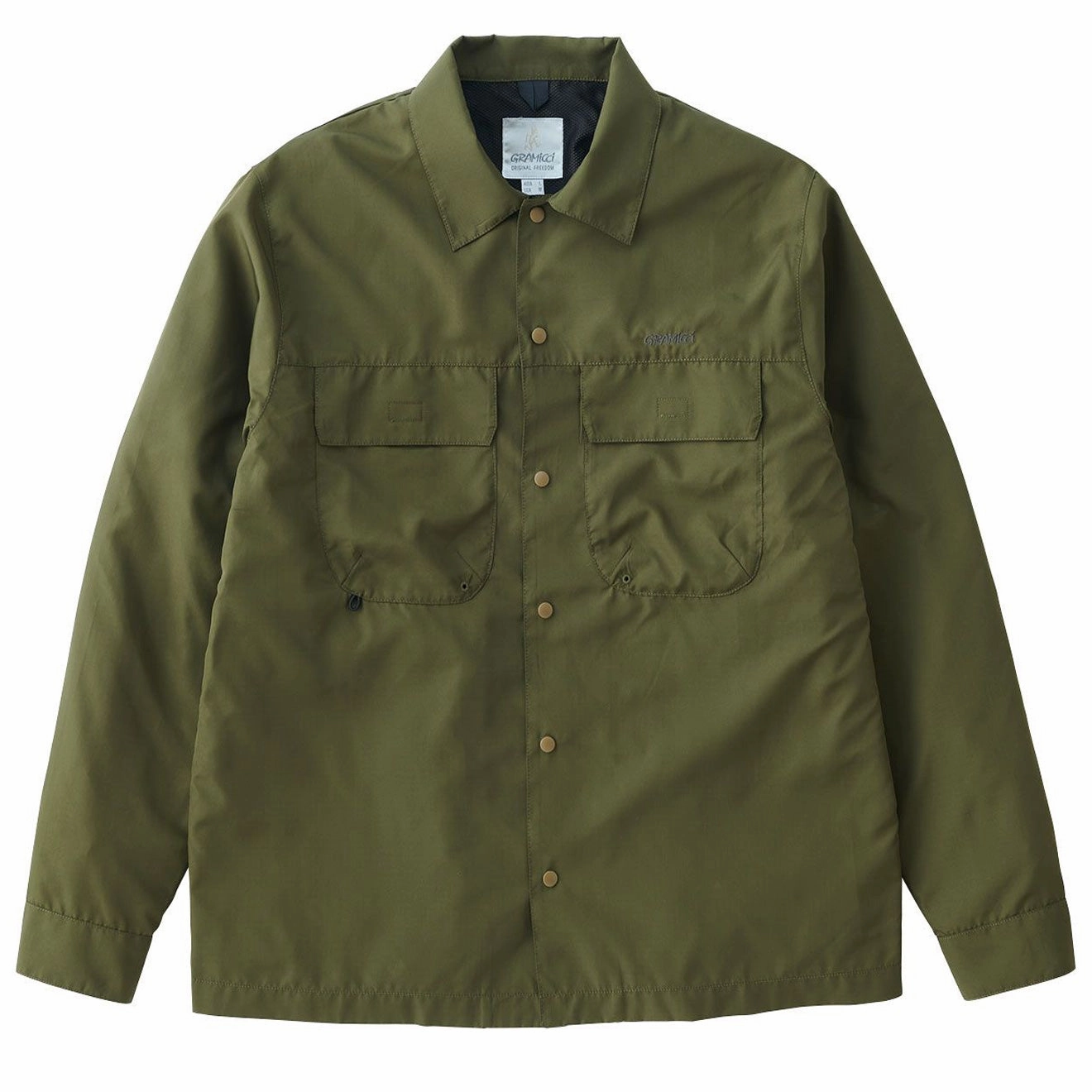 Surprise Discount Today Gramicci Light Ripstop Utility Shirt Olive Drab