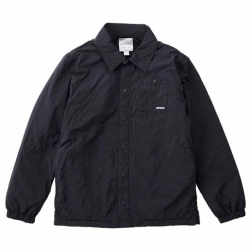 Shop Grab Now Gramicci Nylon Fleece Coaches Overshirt Black