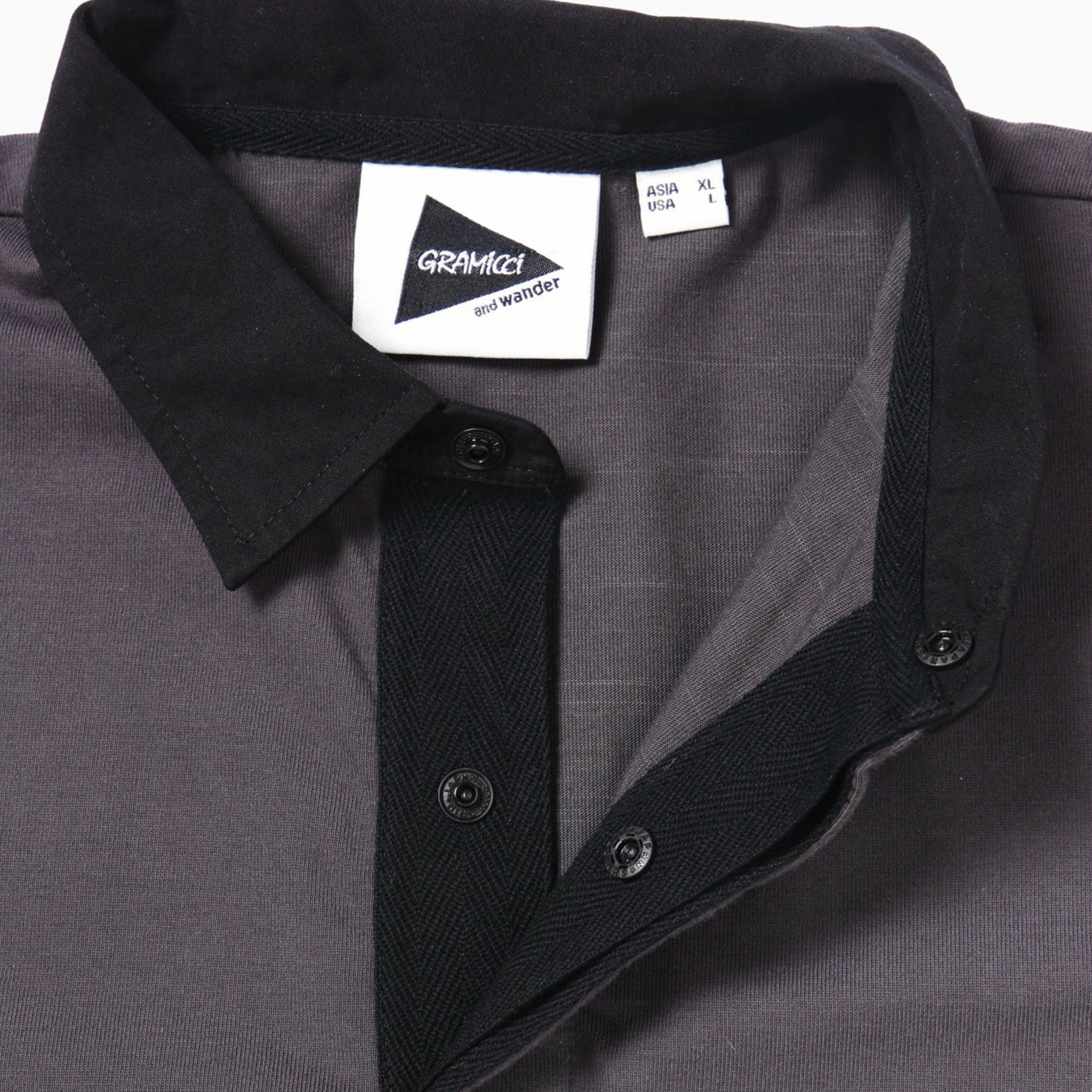Big Clearance Event Gramicci X And Wander Tech Rugby Shirt Charcoal
