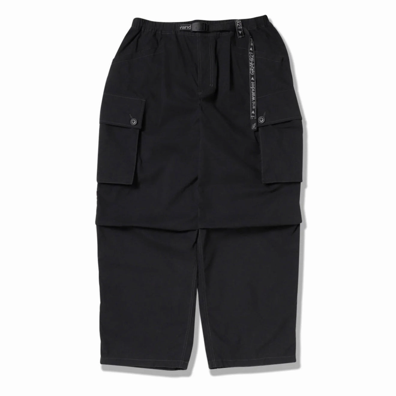 Gramicci X And Wander Womens Military Wide Pant Black Grab Save Today