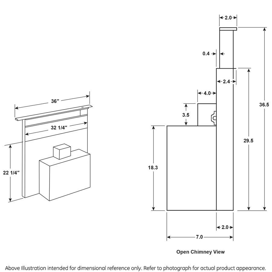 Haier UVD6361SPSS Universal 36" Telescopic Downdraft System