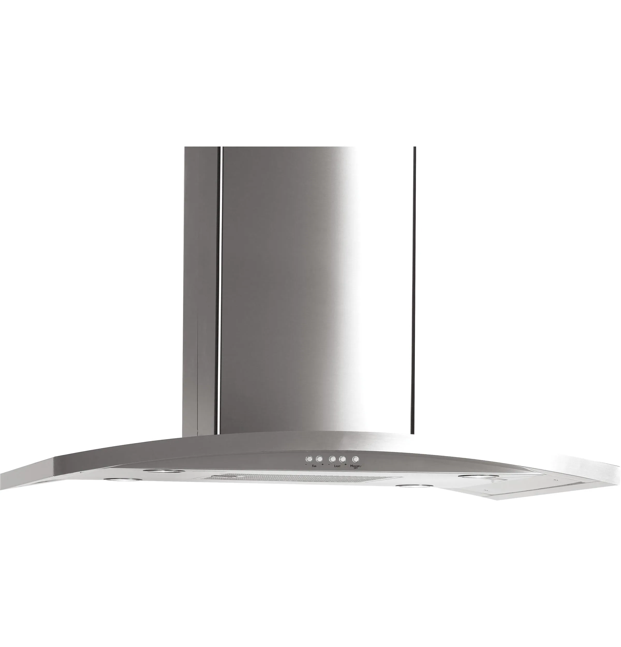 Haier UVI7361SWSS 36" Island-Mount Chimney Hood