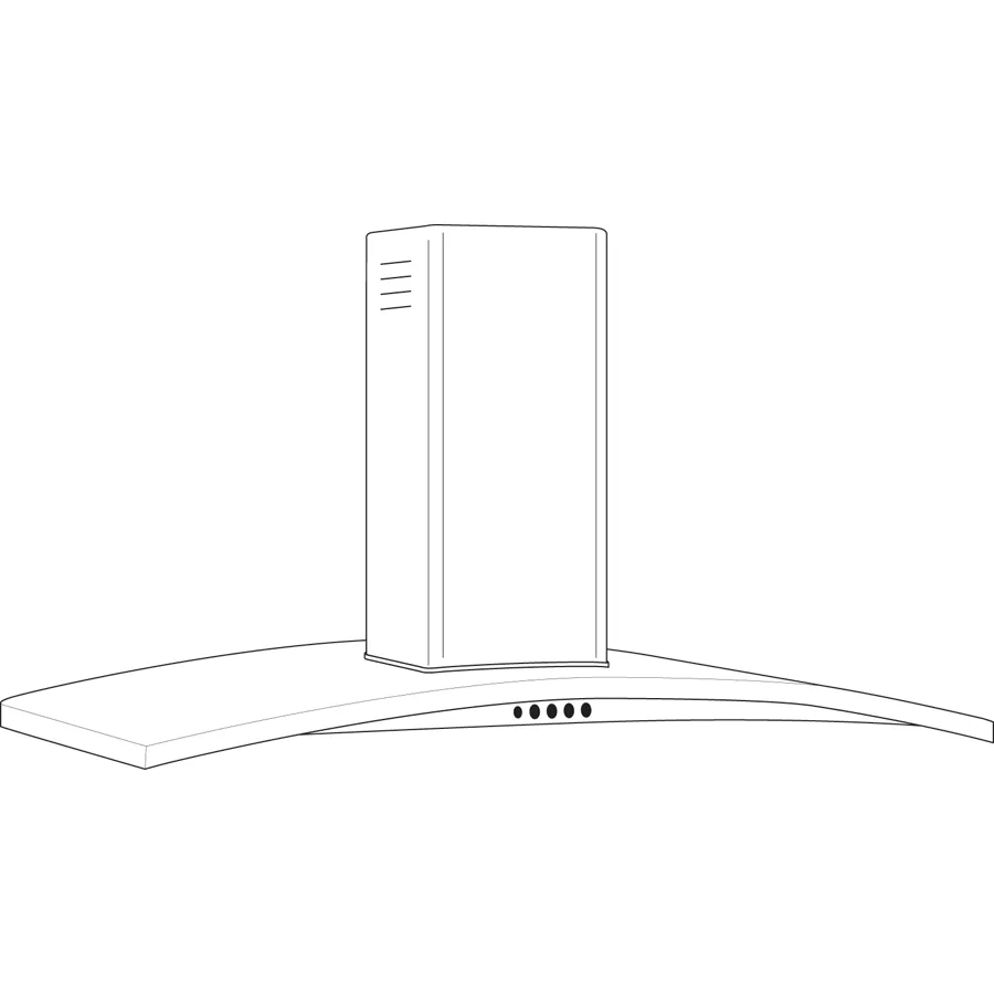 Haier UVW7361SWSS 36" Wall-Mount Chimney Hood
