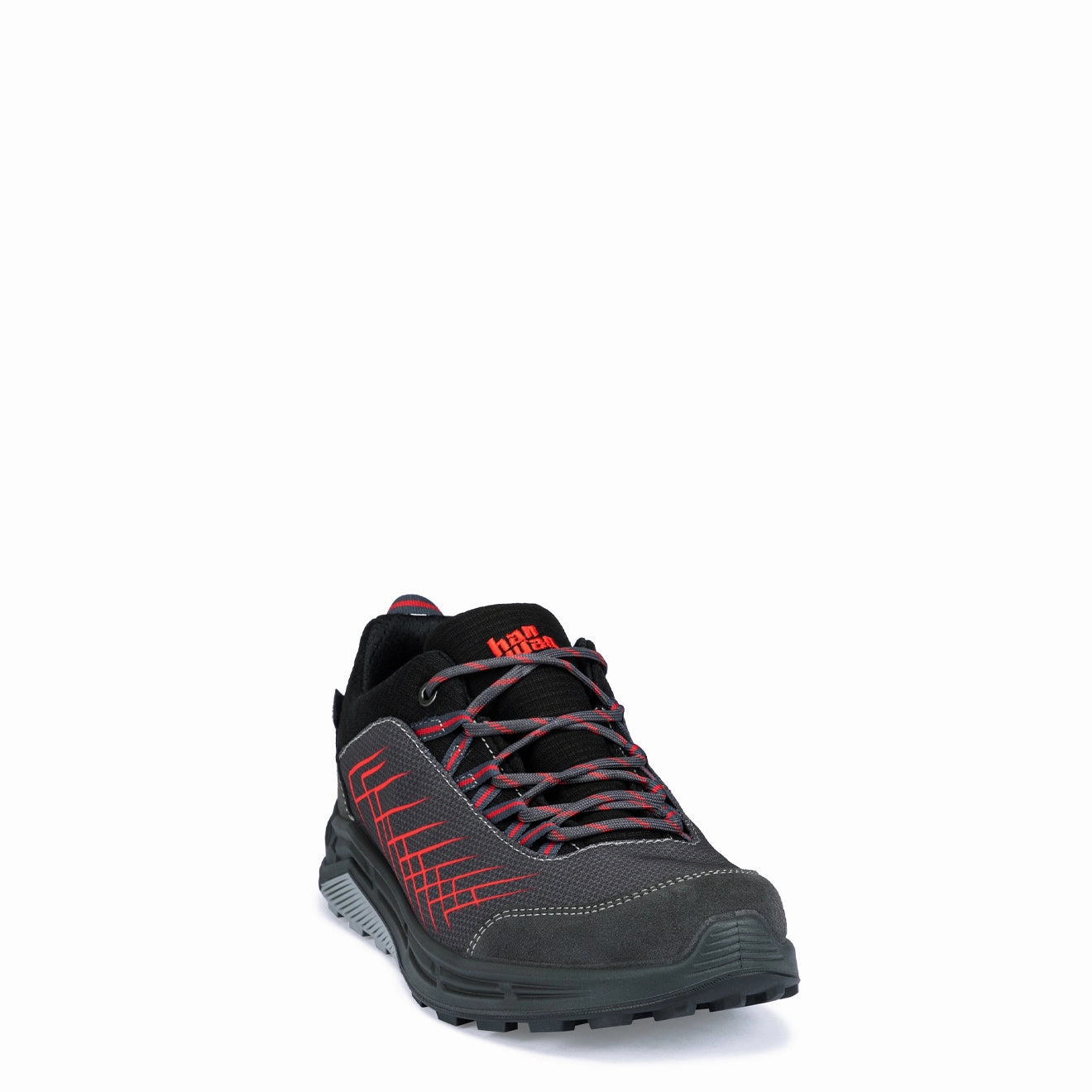 Hanwag Coastline Low Shoe Asphalt / Red Exclusive Hot Pick