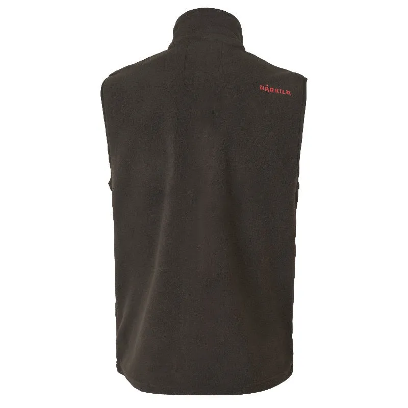 Harkila Aspire Mens Fleece Waistcoat - Shadow Brown Save Today Event