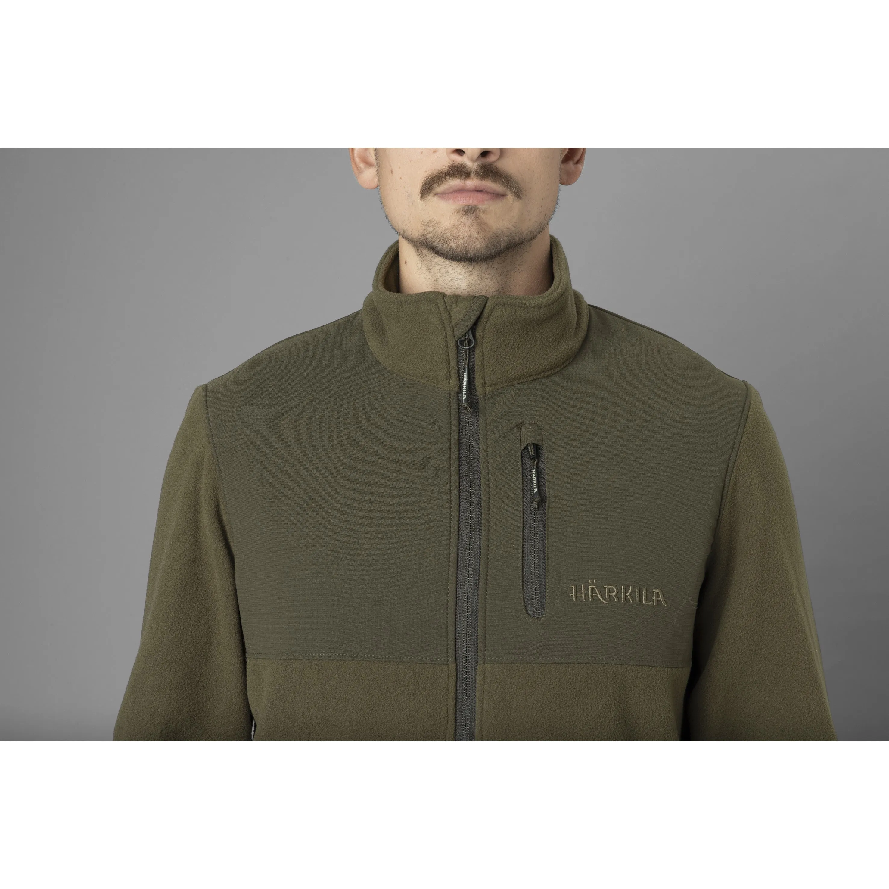 Todays Special Picks Harkila Fjell Mens Fleece Jacket - Light Willow Green
