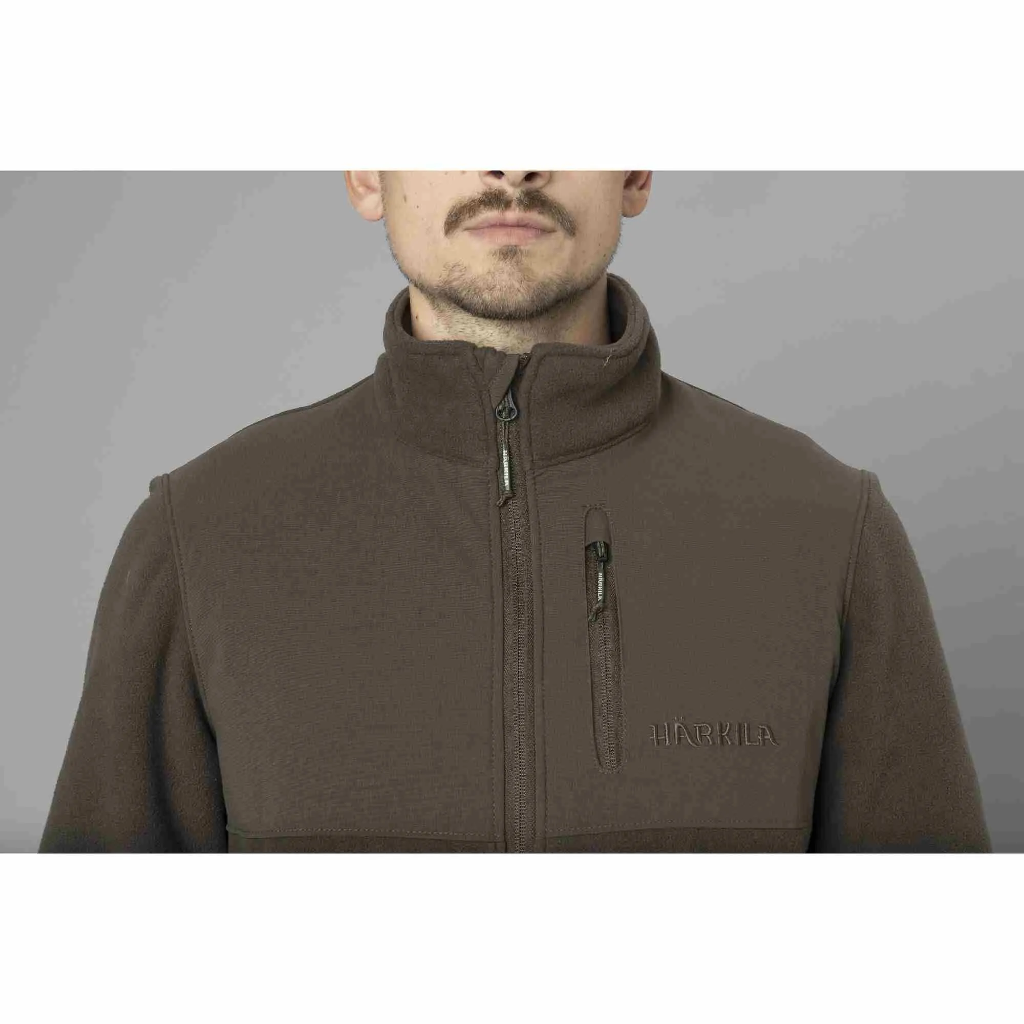 Harkila Fjell Mens Fleece Jacket - Shadow Brown Hot Picks Today
