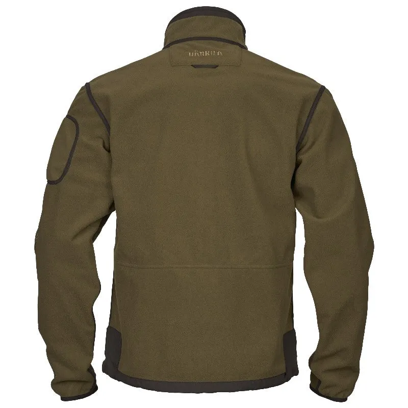 Harkila Kamko Mens Gore-Tex Windproof Reversible Fleece Jacket - Dark Olive/Arabian Spice Exclusive Deal Inside