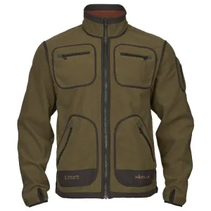 Harkila Kamko Mens Gore-Tex Windproof Reversible Fleece Jacket - Dark Olive/Arabian Spice Mega Discount Event