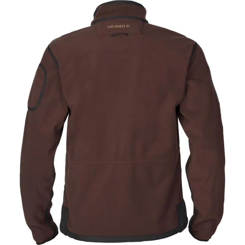 Hot Discount Deal Harkila Kamko Mens Gore-Tex Windproof Reversible Fleece Jacket - Green/Bordeaux