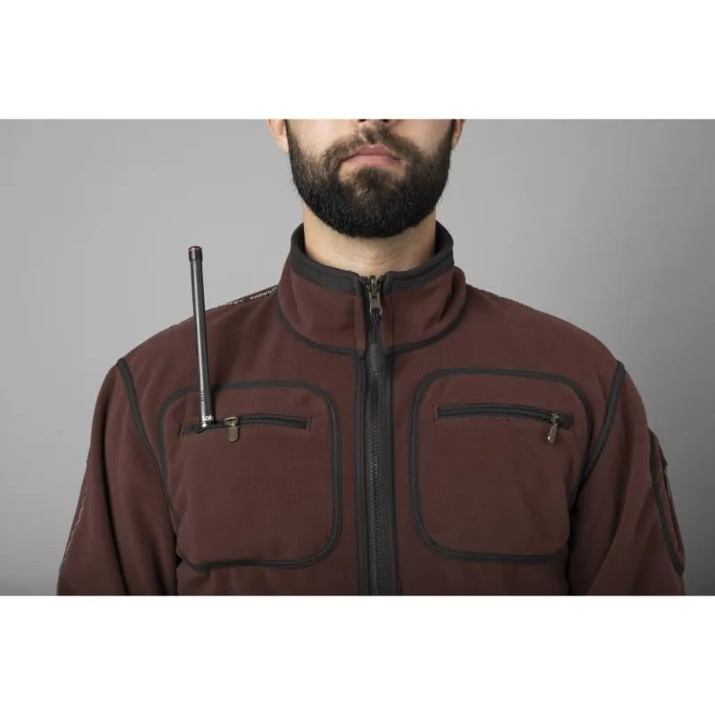 Exclusive Holiday Deal Mega Hot Offer Harkila Kamko Mens Gore-Tex Windproof Reversible Fleece Jacket - Green/Bordeaux