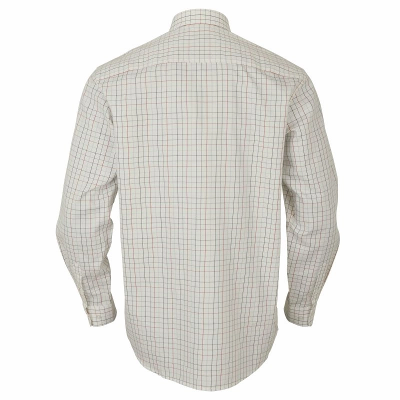 Harkila Allerston Mens Shirt  - Bloodstone Red/White Price Drop Today Special Deals Online