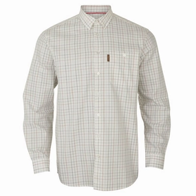 Harkila Allerston Mens Shirt  - Bloodstone Red/White Flash Deal Alert